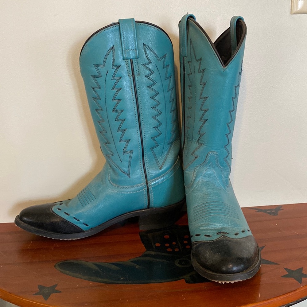 Vintage Old West boots size 9 B